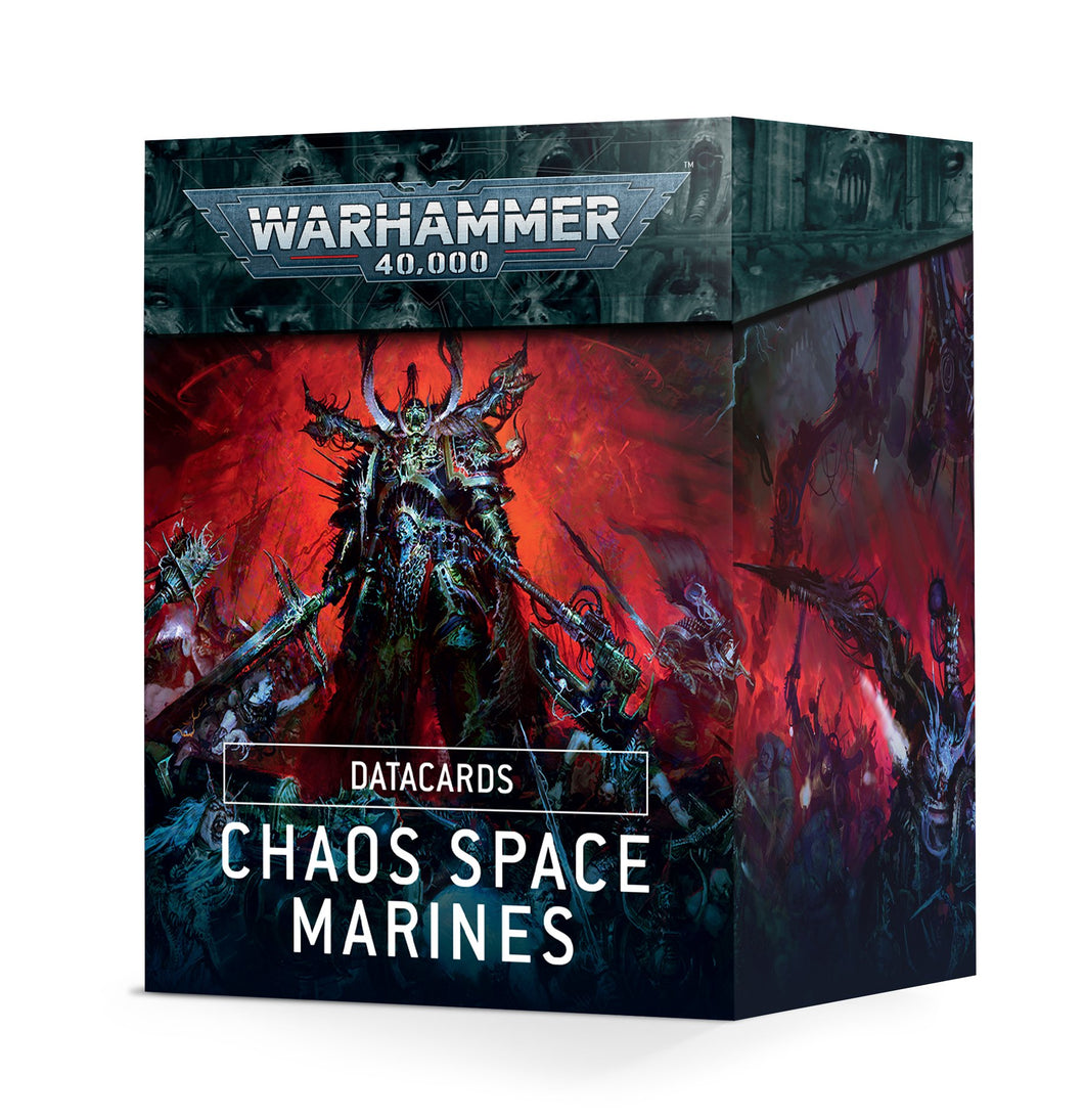 Datacards: Chaos Space Marines (Pre-order - releases 02/07/22)