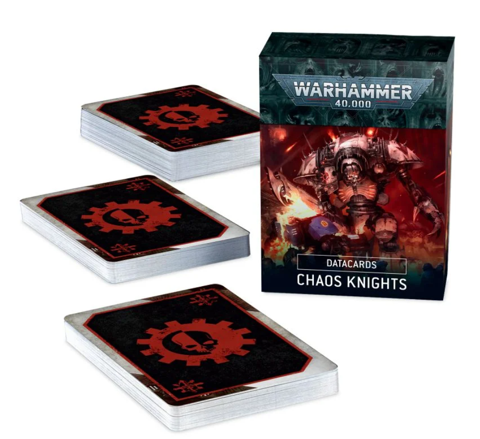 Datacards: Chaos Knights (Releases 04/06/22)